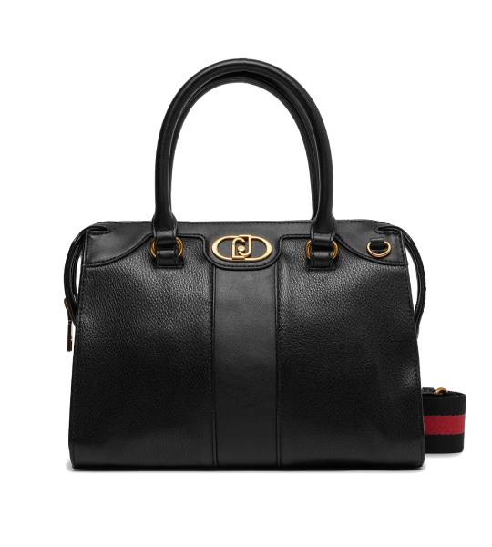 Sac à main LIU JO Ecs M Satchel   moyenne format Noir