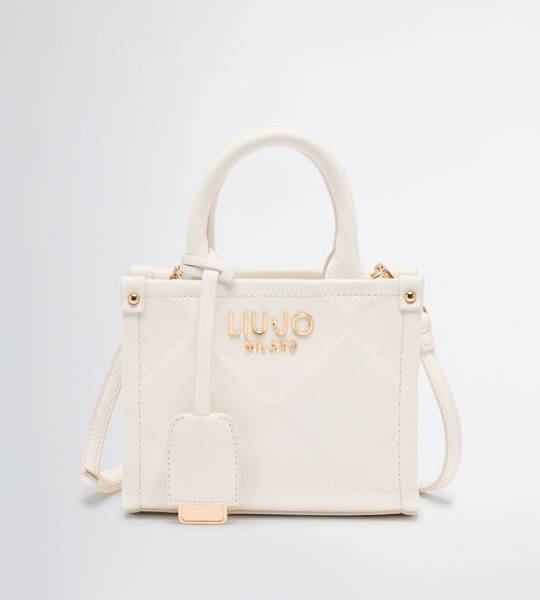 Mini sac à main LIU JO Charm Off white