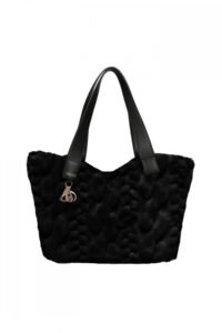 Sac hobo grand format en imitation fourrure AF5154 -E0305 22222 black